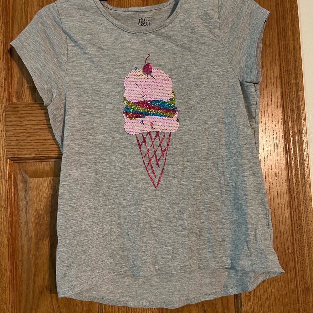 girls sequin shirt